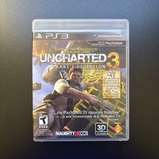 PS3 Uncharted 3 Not For Resale Barcode 000000000000 PlayStation 3 PS3