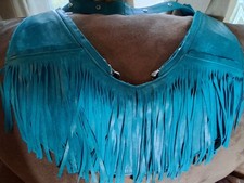 Sash Bag ~ Leather Full Fringe
