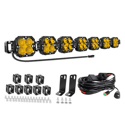 #ad #ad 46 inch 210W Yellow LED Light Bar with DT 46 inch linkable yellow light bar $294.73