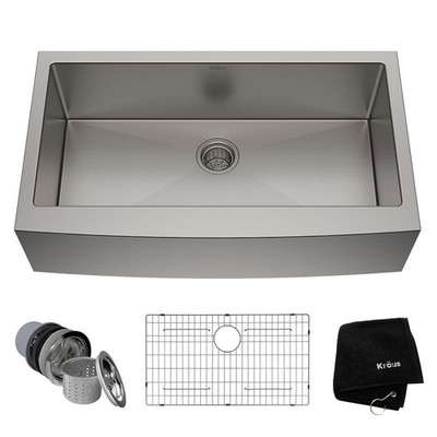 Kraus KHF200-33 Standart PRO 32-7/8'' Single Basin 16 Gauge - Stainless Steel