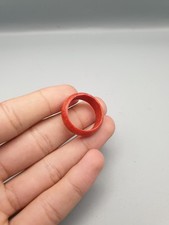 Eleganter, schöner Ring Korallenring Schaumkorall Größe 19,3 mm Nr.2