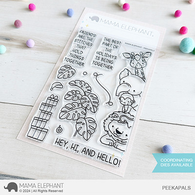 Mama Elephant, clear stamp, PEEKAPALS