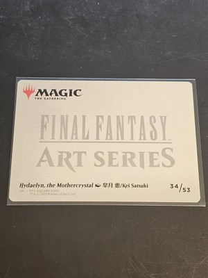 mtg FINAL FANTASY 箔押し版アートカード 53種セット　英語版 mtg FINAL FANTASY 箔押し版アートカード 53種セット 英語版 mtg