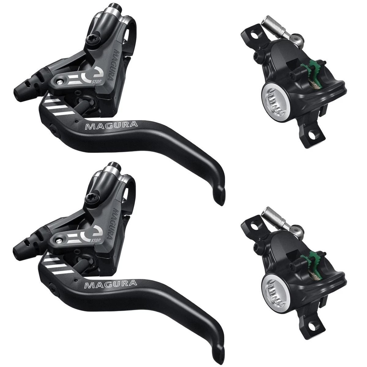 Pastiglie Freno Magura Trials 55mm Per Bici – Laxzo ABS2601G (Verde/Nero) 2 Pezzi