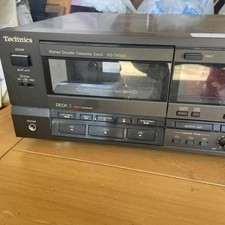 Technics RS-TR232 HX PRO Stereo Double Cassette Tape Deck - Tested  Working 