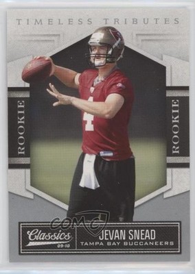 2010 Panini Classics Timeless Tributes Silver 89/100 Jevan Snead Rookie RC x6g