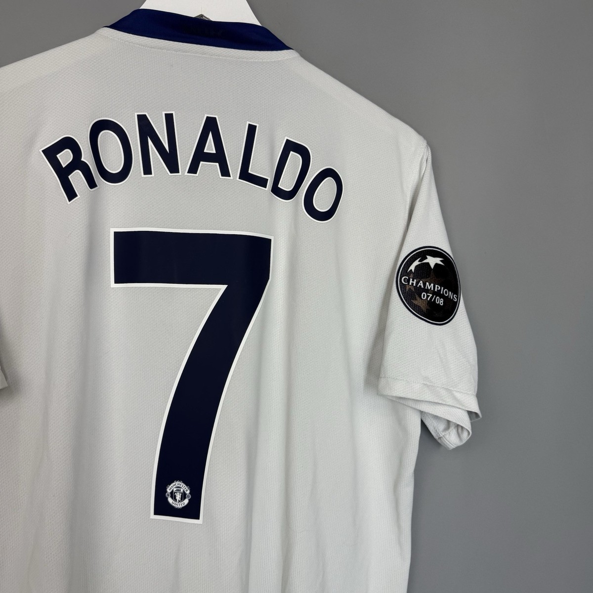 MANCHESTER UNITED 2008 2009 AWAY UCL FOOTBALL SHIRT JERSEY #7