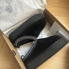 Ugg Tazz black Slippers Size 4.5  uk NEW 