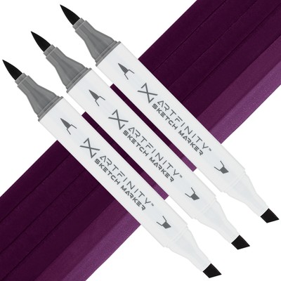 Artfinity Sketch Marker Sets - [Dark Purple V4-7 - Set of 3]