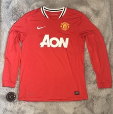 Authentic Manchester United 2010/11 -Rooney #10 - Size Large- Long Sleeve Soccer