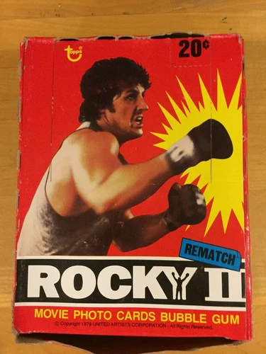 1979 Topps Rocky II Complete full 36 pack box