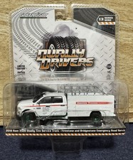 Greenlight Dually Driver 2018 Dodge Ram 3500 Service Truck Chase Green Machine