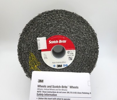 3M Scotch-Brite Multi-Finishing Wheel 13179  6'' x 3'' x 1'' 2S Coarse 6000 RPM