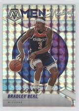 2020-21 Panini Mosaic Men of Mastery Mosaic Prizm Bradley Beal #7 0c2