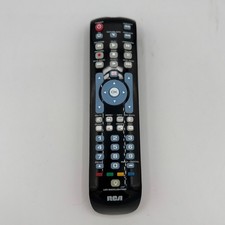 RCA RCRN04GR 4-Device Universal Remote Control LED Backlit Black