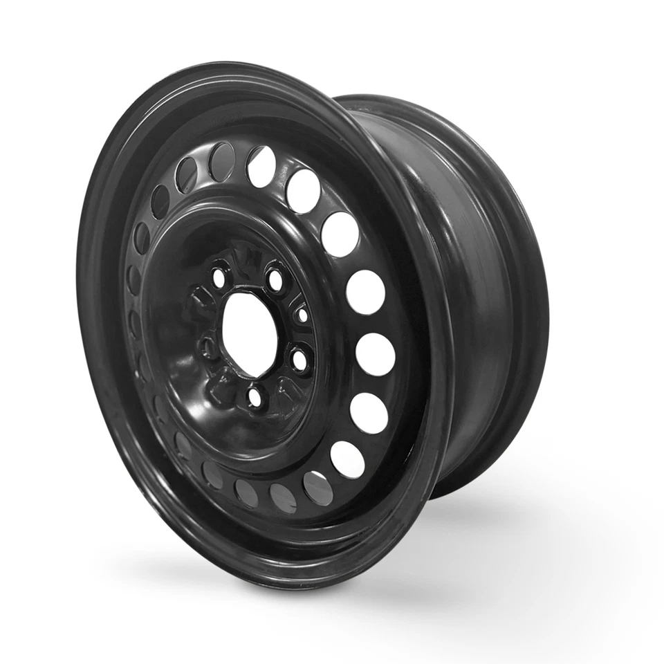 Genuine OEM Wheel For 1999-2005 Pontiac Grand Am 15 Inch Black Steel Rim - Image 2 of 4