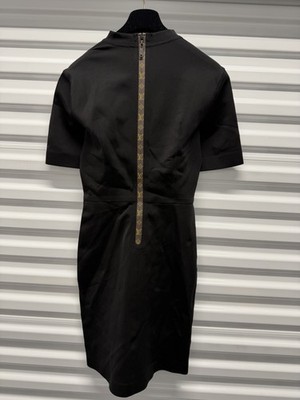 Louis Vuitton Monogram Trim Technical Jersey Shift Dress AS-IS