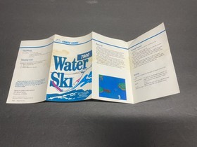 Atari  7800  Water Ski Game and Manual  by Froggo  Games Tested