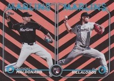2024 Topps Update #US305 Eli Villalobos / Anthony Maldonado RCOM Holiday NM