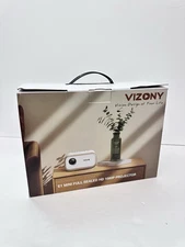 Mini Projector with WiFi and Two-way Bluetooth, VIZONY Native 1080P Projector 4k
