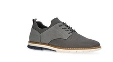 George Men's Garyy Casual Oxford Shoes Grey Knit Memory Foam Sneakers Multi-Size
