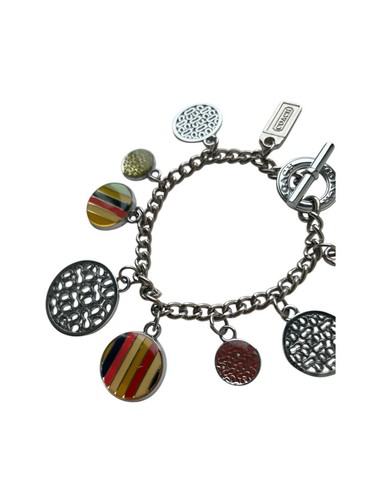 Coach 90s Vintage Retro Bracelet Multicolour Stainless Steel - Picture 7 of 7