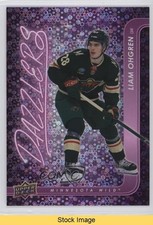 2024-25 Upper Deck Series 2 Dazzlers Pink Liam Ohgren #DZ-63 READ 3d2