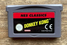 Donkey Kong Nes Classics Advance Nintendo Gameboy Advance Game, GENUINE!