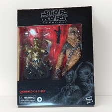 Star Wars Black Series Chewbacca & C-3PO 6 Figure Amazon Exclusive Hasbro New