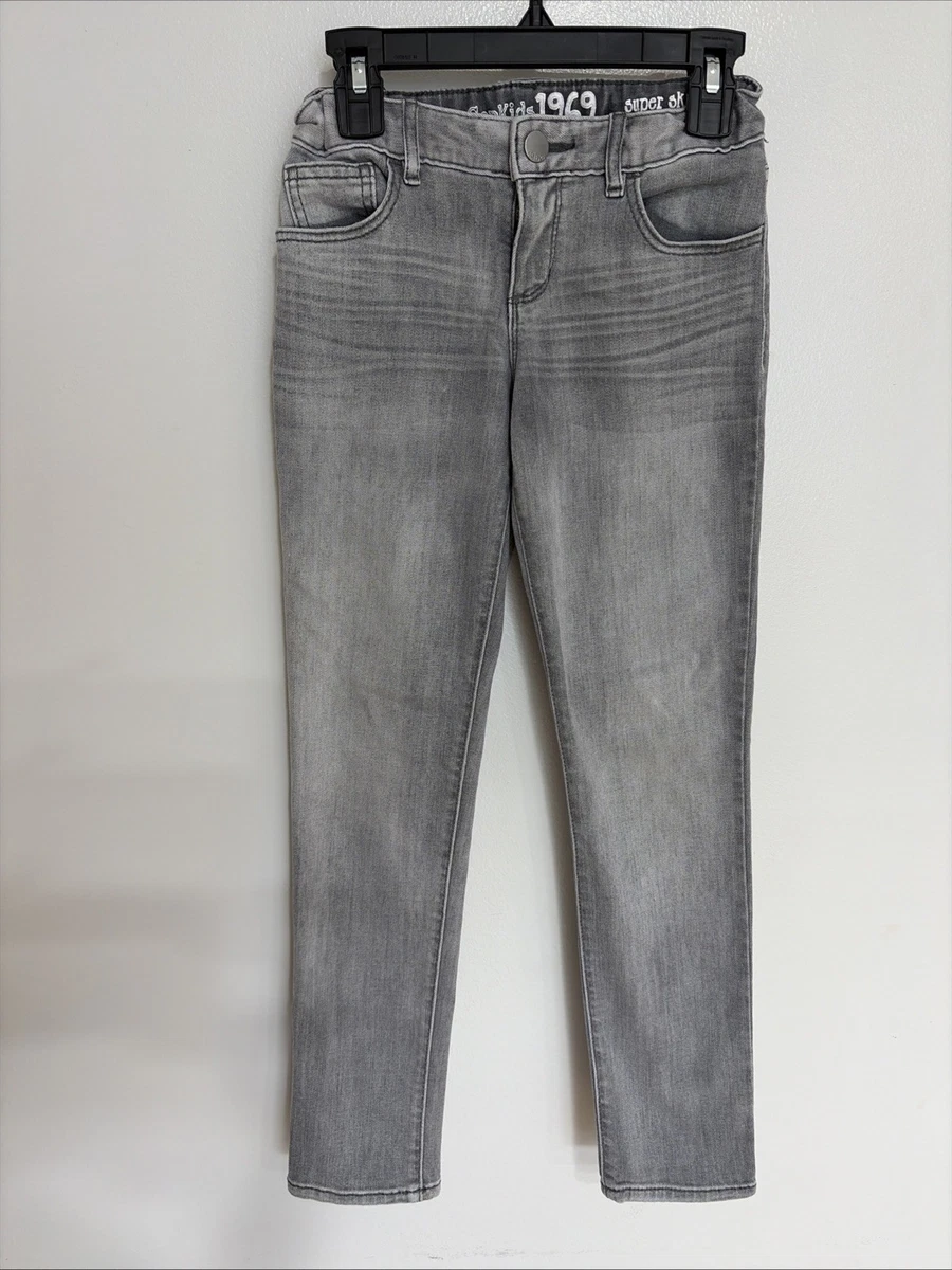 Jean Doublé GAPKIDS Garçon Taille 8 - Coupe Ample - Bleu - Sans étiquette