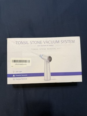 Tonsil Stone Vacuum System, Electric Tonsil Stone Removal Kit  New Sealed 