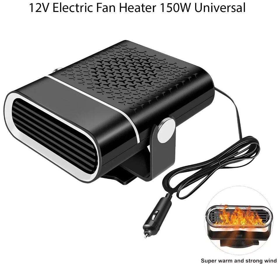 MARKENLOS 12V Elektrische Auto Heizung 150W Defogger Tragbare Elektrische Heizung Lüfter