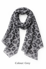 Vintage Classic Leopard Pattern Animal Print Scarf Shawl Wrap