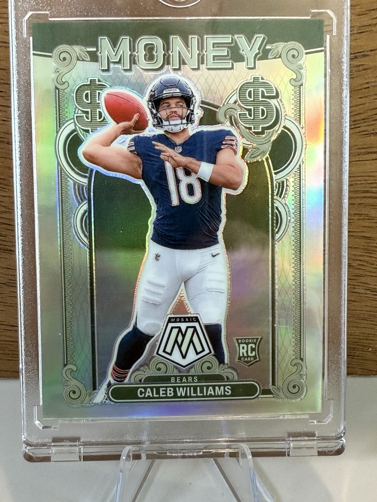 2024 Panini Mosaic Caleb Williams Money Rookie SSP Chicago Bears Case Hit ROOKIE