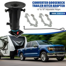 5th Wheel To Gooseneck Adapter 12 To 16 Adjustable Trailer Hitch Gtw 20000lbs