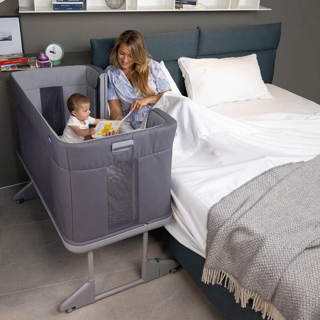 CULLA NEONATO FIANCO LETTO NEXT2ME FOREVER 3IN1 LETTINO VERSATILE foto 2