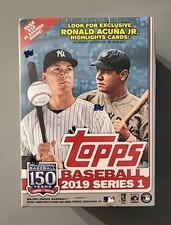 2019 Topps Baseball Series 1 Blaster Box - Factory Sealed!!