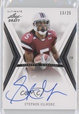 2012 Ultimate Leaf Draft Silver 13/25 Stephon Gilmore #SG1 Auto z5i