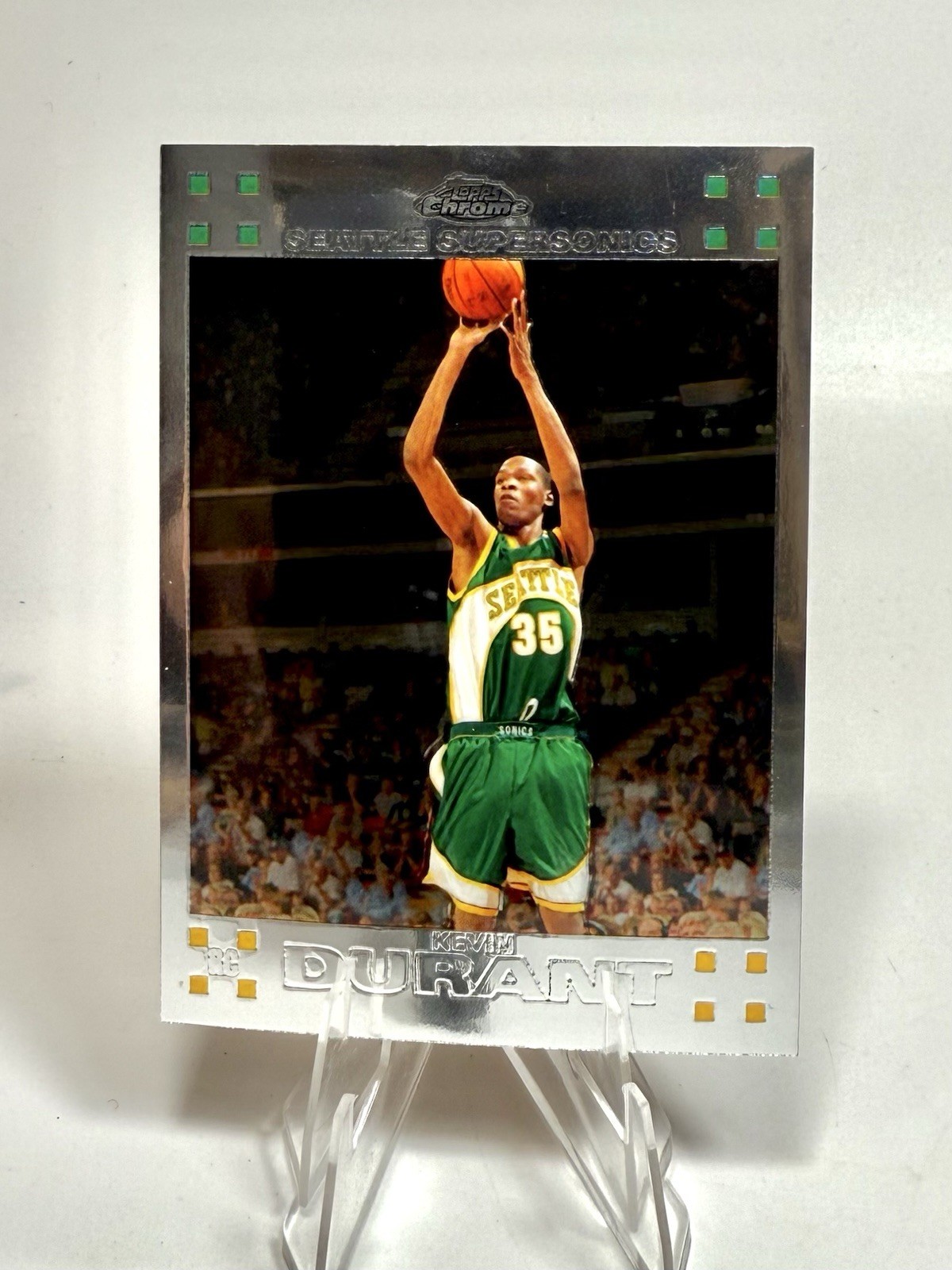 Kevin Durant 2007 Topps Chrome #131 Base Price Guide - Sports Card