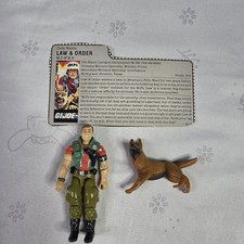 Product Image: Law & Order V1 G.I. Joe 1987 Hasbro Vintage Action Figure With File Card ARAH