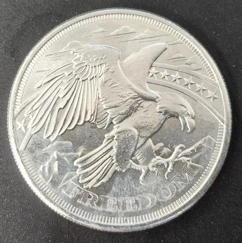 1 Troy oz Eagle Freedom .999 Fine Silver Round SD Bullion Mint (#251)