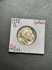 1938 D Buffalo Nickel Nice Gem BU Uncirculated MS++ U.S. 5c Type Coin (Raw19142)