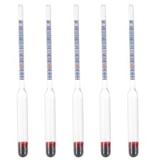 5Pcs Alcohol Meter Measuring Tools Tester Testing Supplies Hydrometer 0-96 