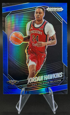 2024-25 Jordan Hawkins /199 Panini Prizm Black Blue Prizm #224 | Pelicans