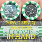 "NEW" 2026-D SEMIQ LIBERTY BICENTENNIAL DIME ROLL UNOPENED!!