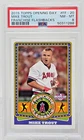 2015 Topps Franchise Flashback MIKE TROUT Baseball Card PSA 8 NM-MT Pop 28