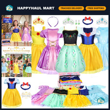 Princess Dress Up Costume Set for Girls - Role Play Dress Up Toys Gift for Toddl