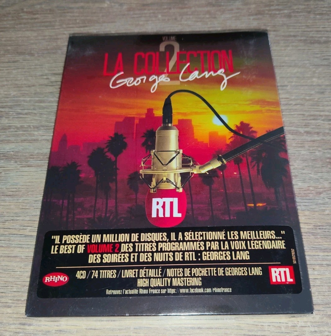 DVD LA COLLECTION GEORGES LANG VOLUME 2 RTL DIGIPACK 4 DVD 74 TITRES RARE - Image 2