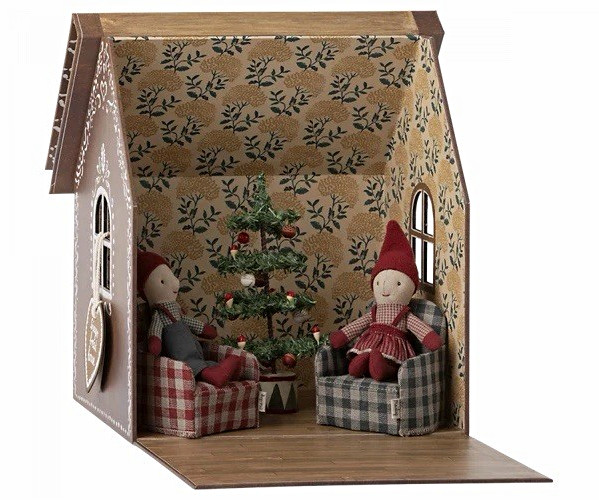 Retired NIB Maileg 1 Story Gingerbread House