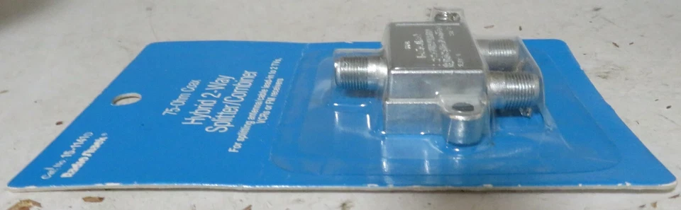 Radioshack Radio Shack 75-OHM Hybrid 2-WAY Splitter Combiner 15-1141D Cable TV - Image 4 of 4